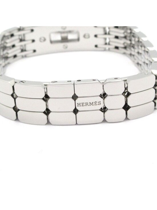 Hermes Watch Kelly SS White